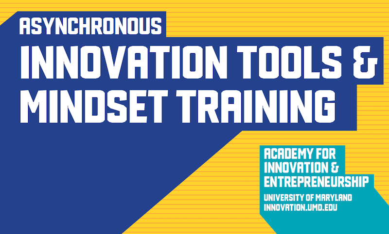 Asynchronous Innovation Tools & Mindset Training banner
