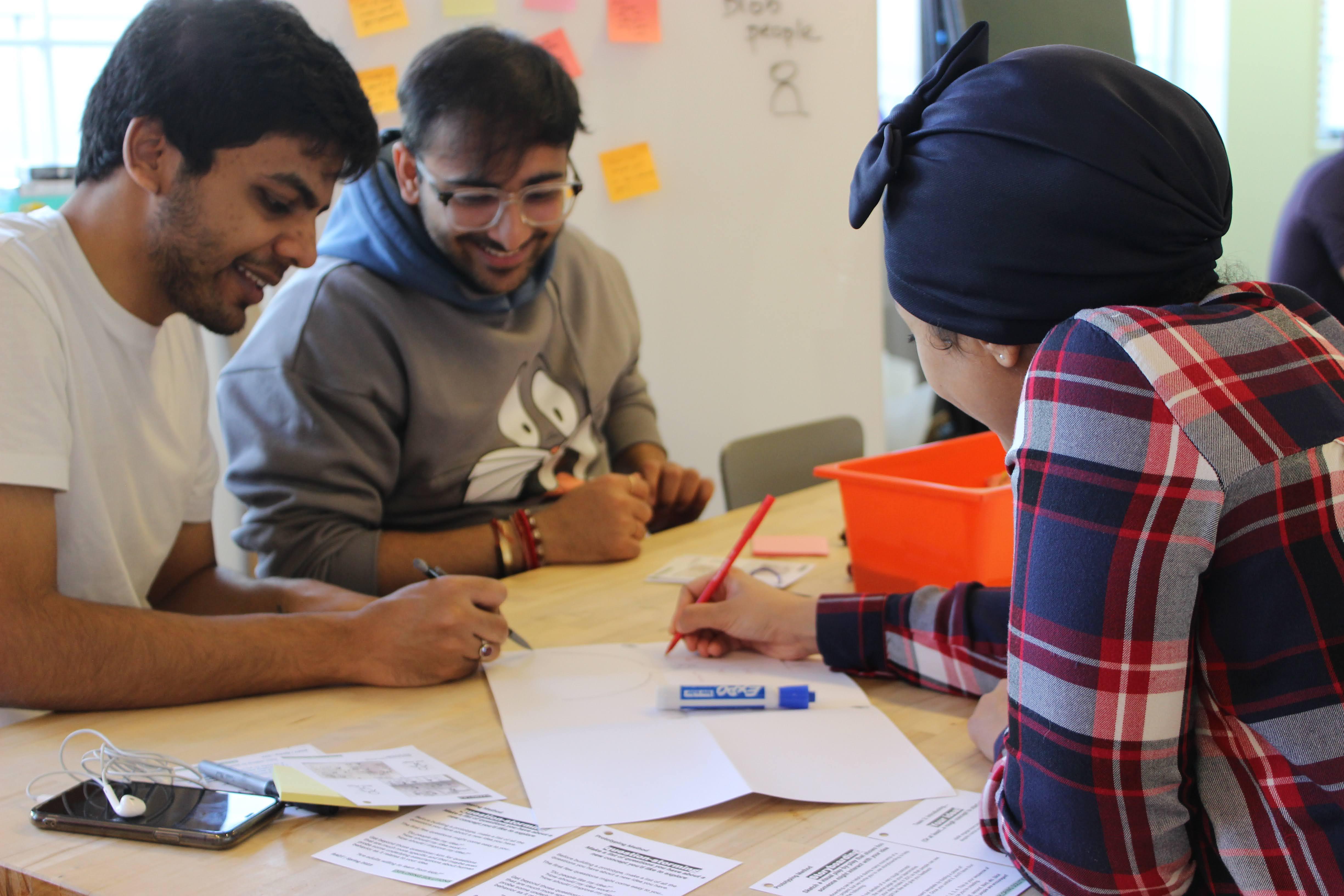 BADT Spring 2024 Fellows working on their team project