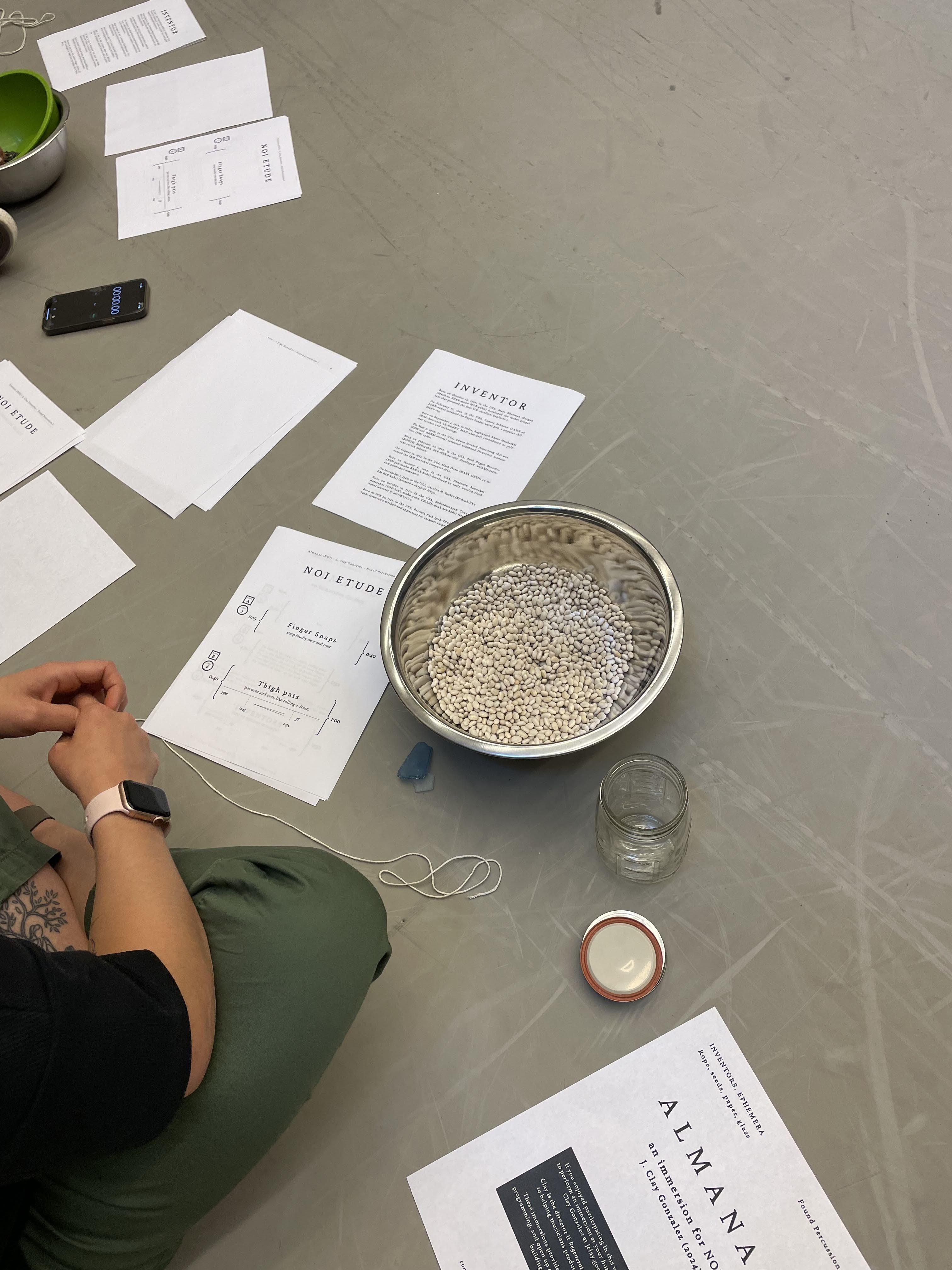 Student individually completes activity